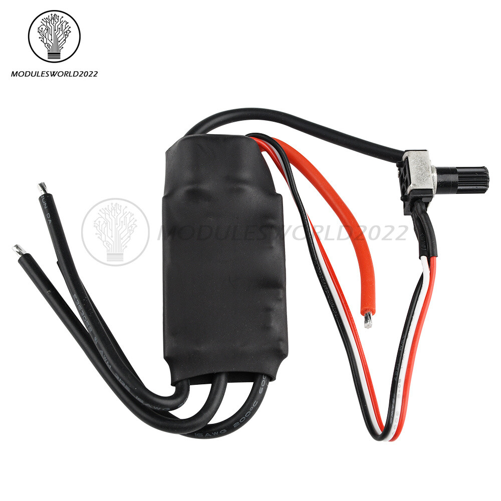 3-phase 12V Brushless Hallless Motor Pump Driver ESC Speed Controller DC 7V-24V