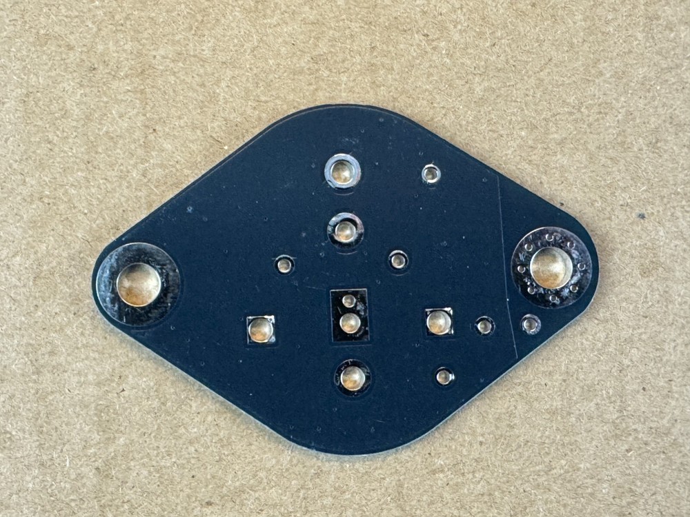 4 SINGLE-SECTION Can Capacitor Replacement Adapter Mount Plates 1 3/8" FP Cap