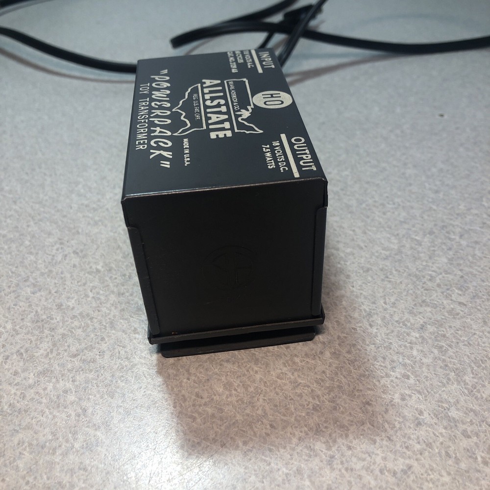 Vintage Sears Allstate "Powerpack" Toy Transformer [Works; Controllers Untested]