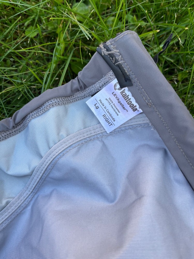 Kahtoola LEVA gaiter - size Large - Excellent Used Condition