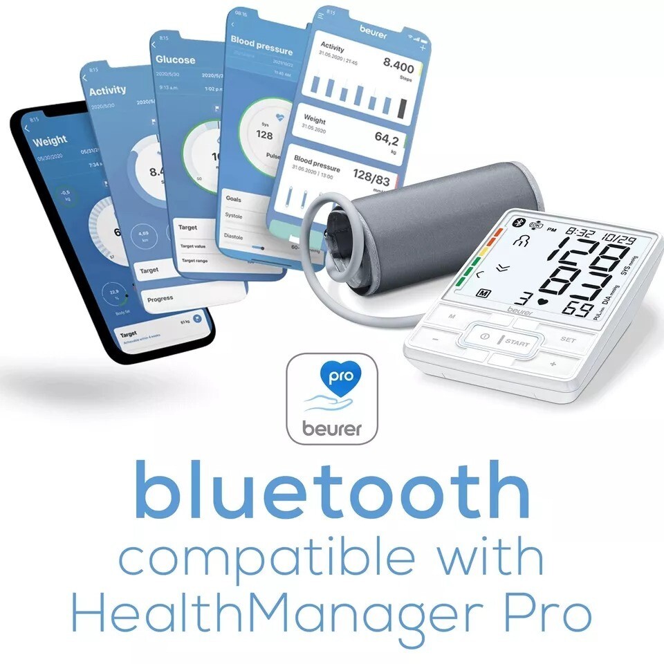 Beurer Series 800 Bluetooth Smart Blood Pressure Arm Monitor