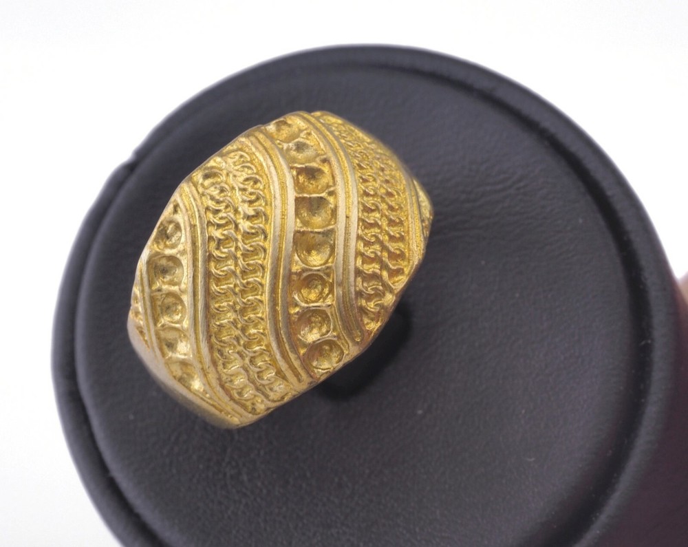 Adjustable Ring Bezel - Raw brass (18mm 7.5US inner size - Adjustable ) 2845