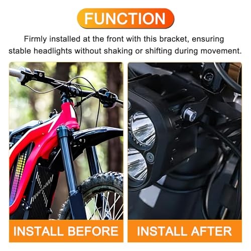 Motorcycle Headlight Bracket Fixation - Headlight Headlamp Classic Edition