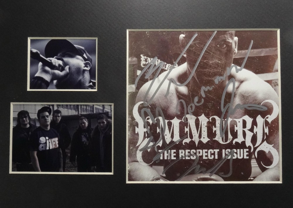 SIGNED EMMURE AUTOGRAPHED CD 8X10 DISPLAY CERTIFIED AUTHENTIC JSA COA # II83407
