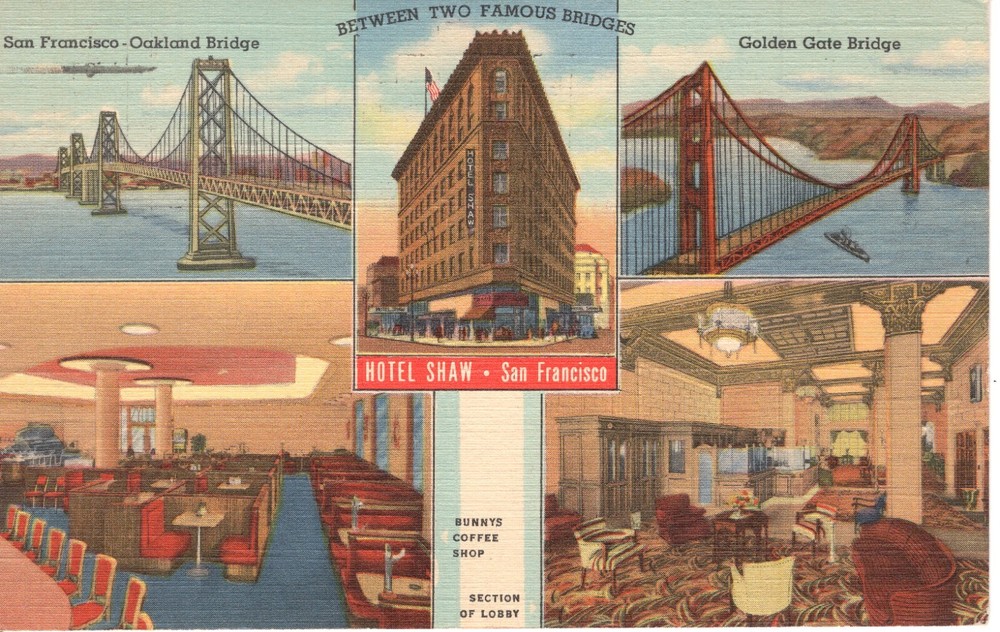 HOTEL SHAW, SAN FRANCISCO, CA - PC2180