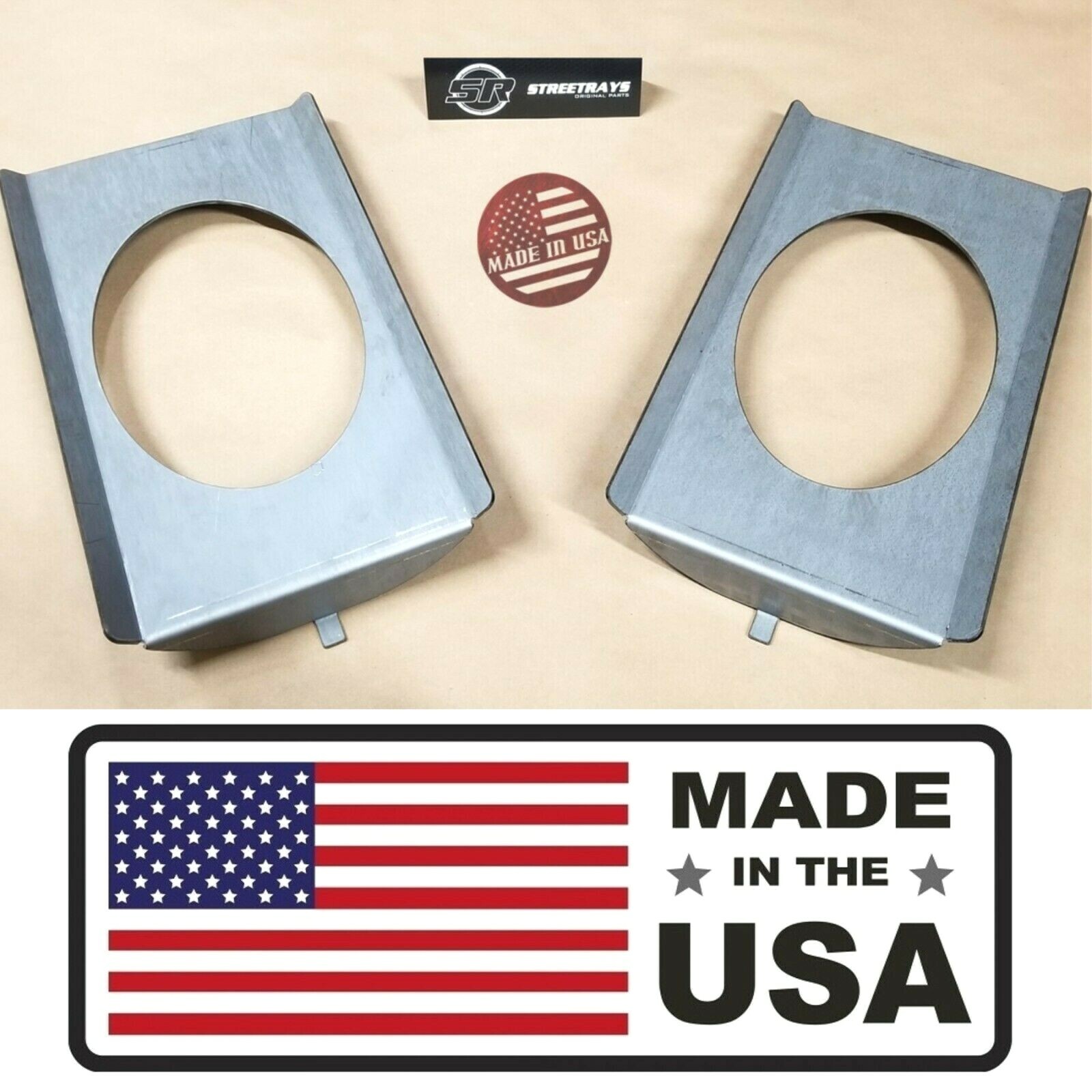 [SR] Behind Seat Cab Corner 6"×9" Speaker Mounting Brackets FOR 73-87 Chevy C10