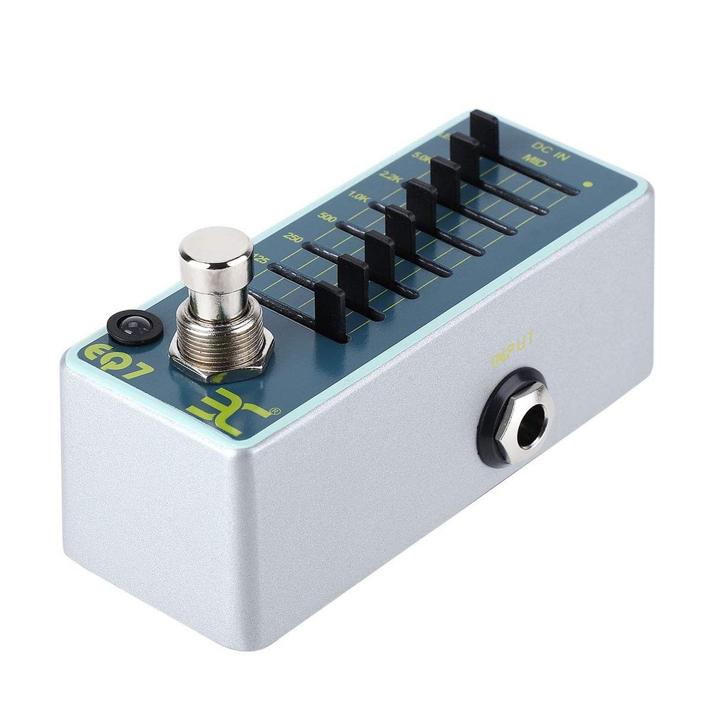 7 Band EQ Micro Electric Guitar Effect Pedal With Graphic Equalizer