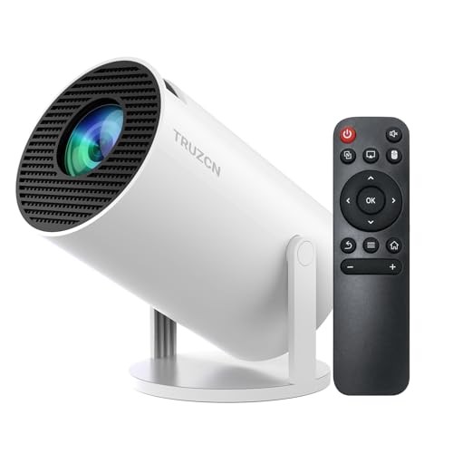Mini Projector with WiFi 6 and Bluetooth 5.2, Built-in App Smart Portable