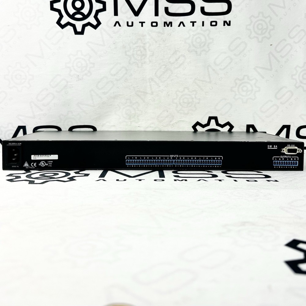 Extron SW AV Series Video Audio Switcher Rack Mount