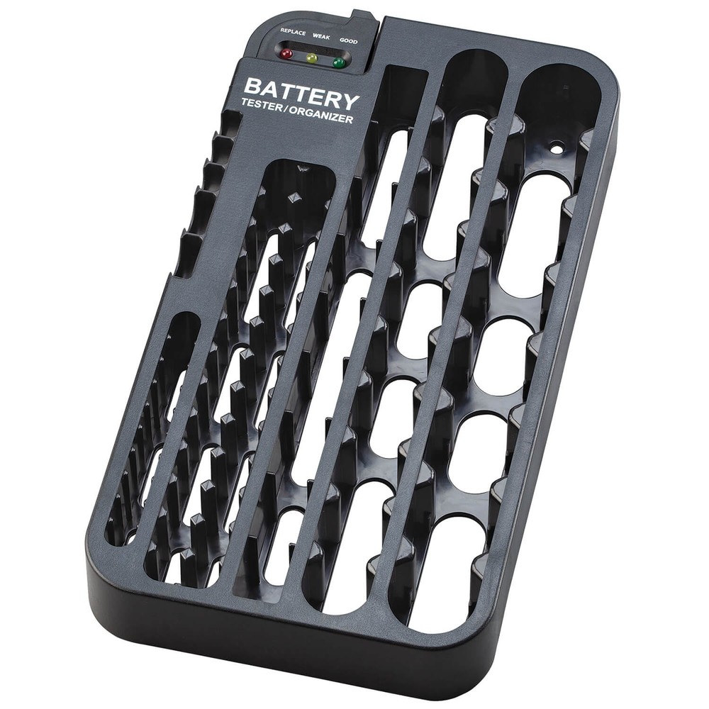 Battery Organizer with Tester