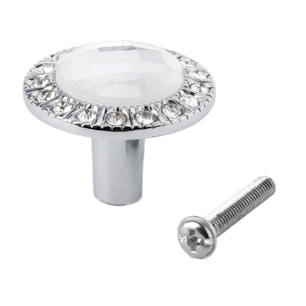 Door Crystal Knobs Cabinet Door Drawer Kitchen Glass Pulls Handles Hardware