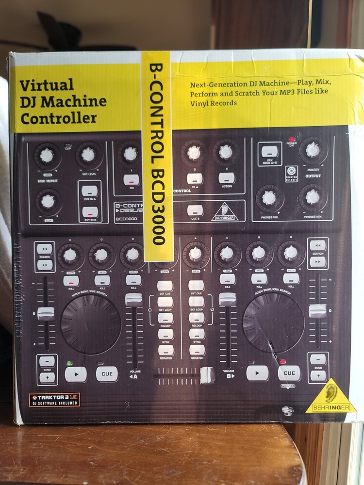 Behringer BCD-3000 B-Control DeeJay Machine (only used 2x, basically brand new)