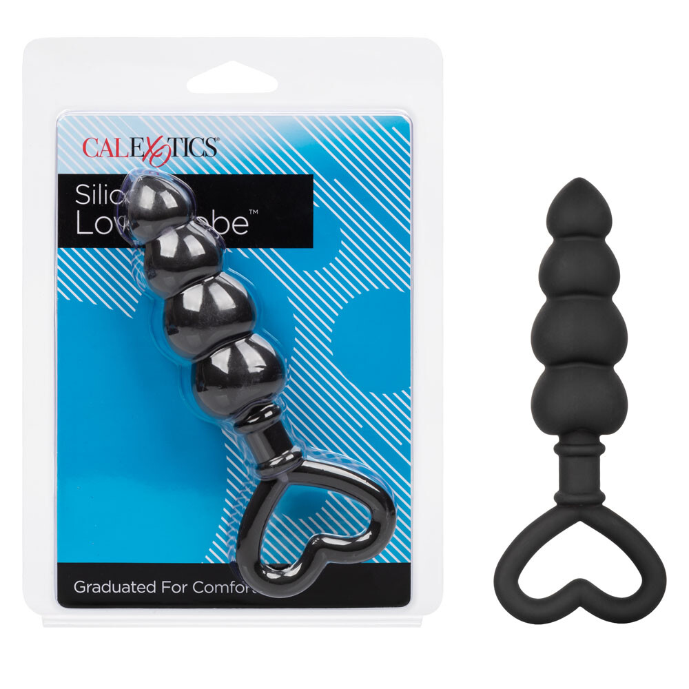 CalExotics Silicone Love Probe Butt Plug Black