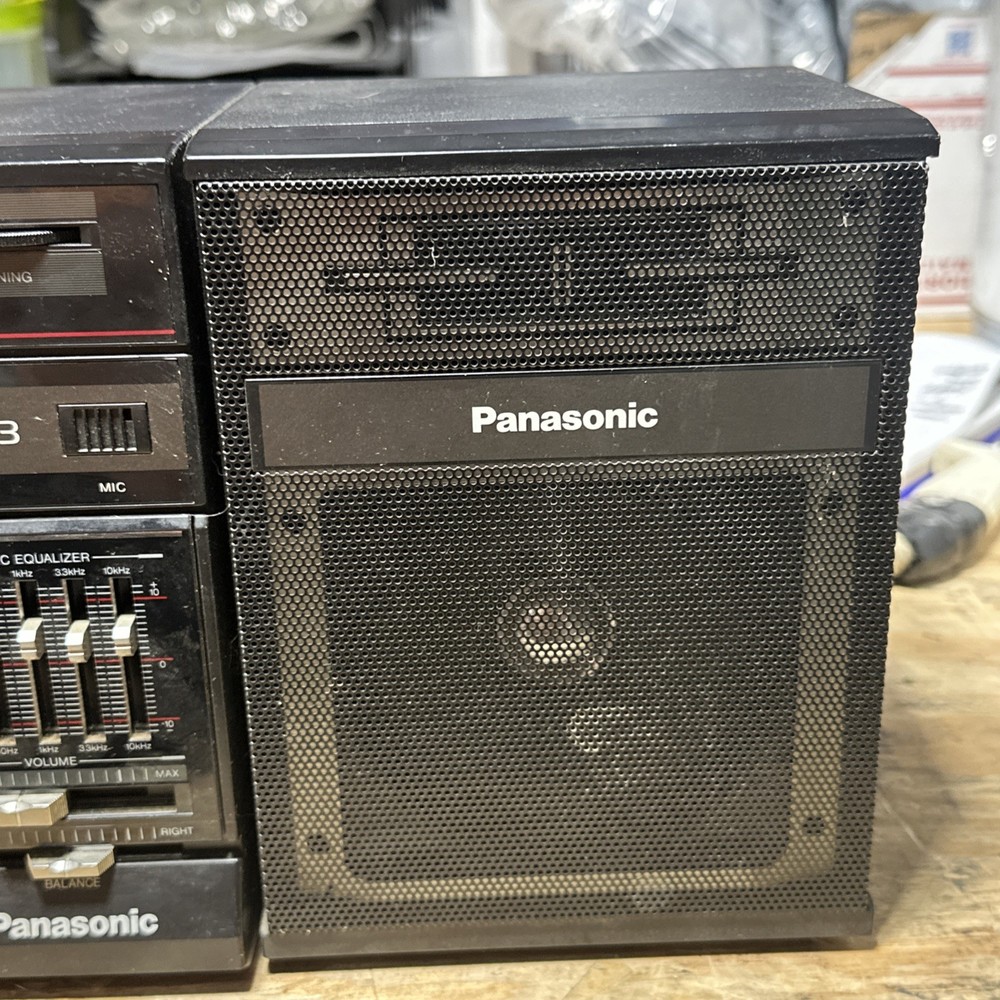 Panasonic RX-CW43 Dual Auto Reverse Stereo Cassette Record READ