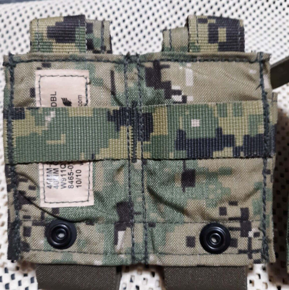 USGI Eagle AOR2 40MM SOFT DOUBLE SHELL POUCH Excellent DEVGRU SOF SFLCS
