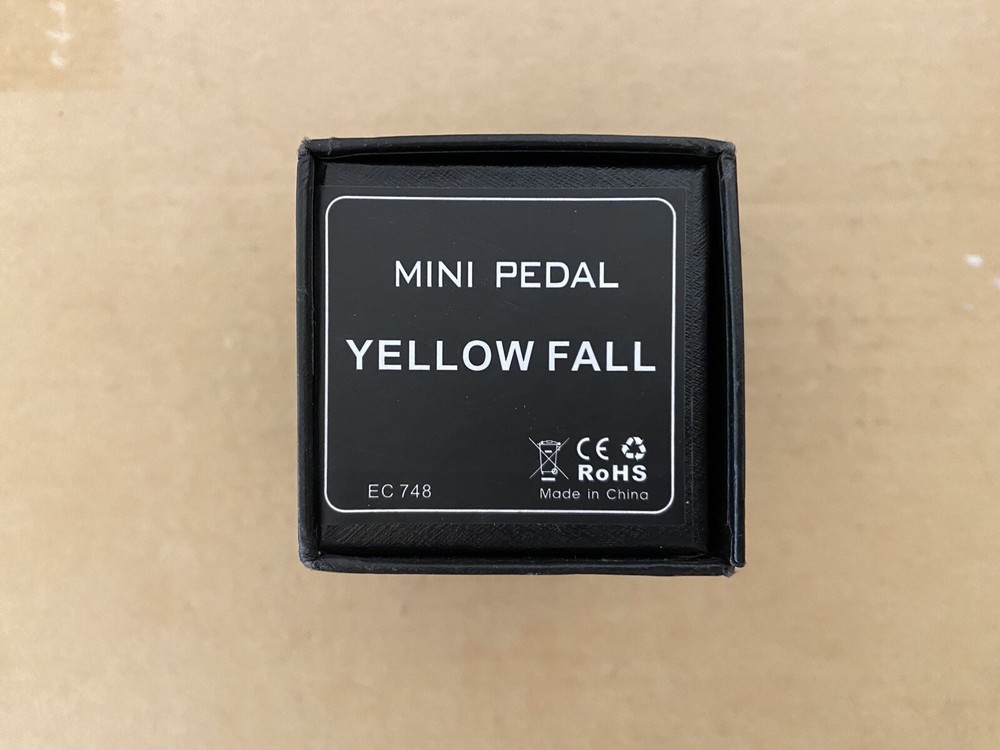Donner Yellowfall Mini Pedal and Adaptor Never Used
