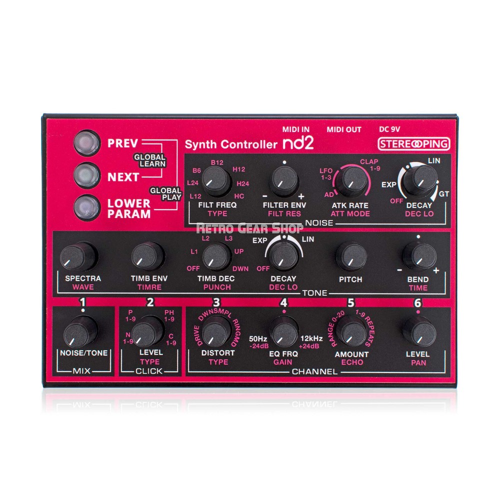 Stereoping CE-1 nd2 Midi Controller for Nord Drum 2 Vintage Synth