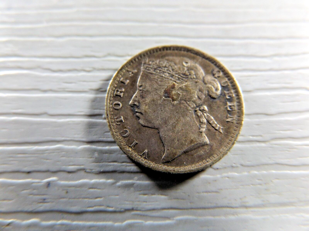 STRAITS SETTLMENT 1896 10 Cents