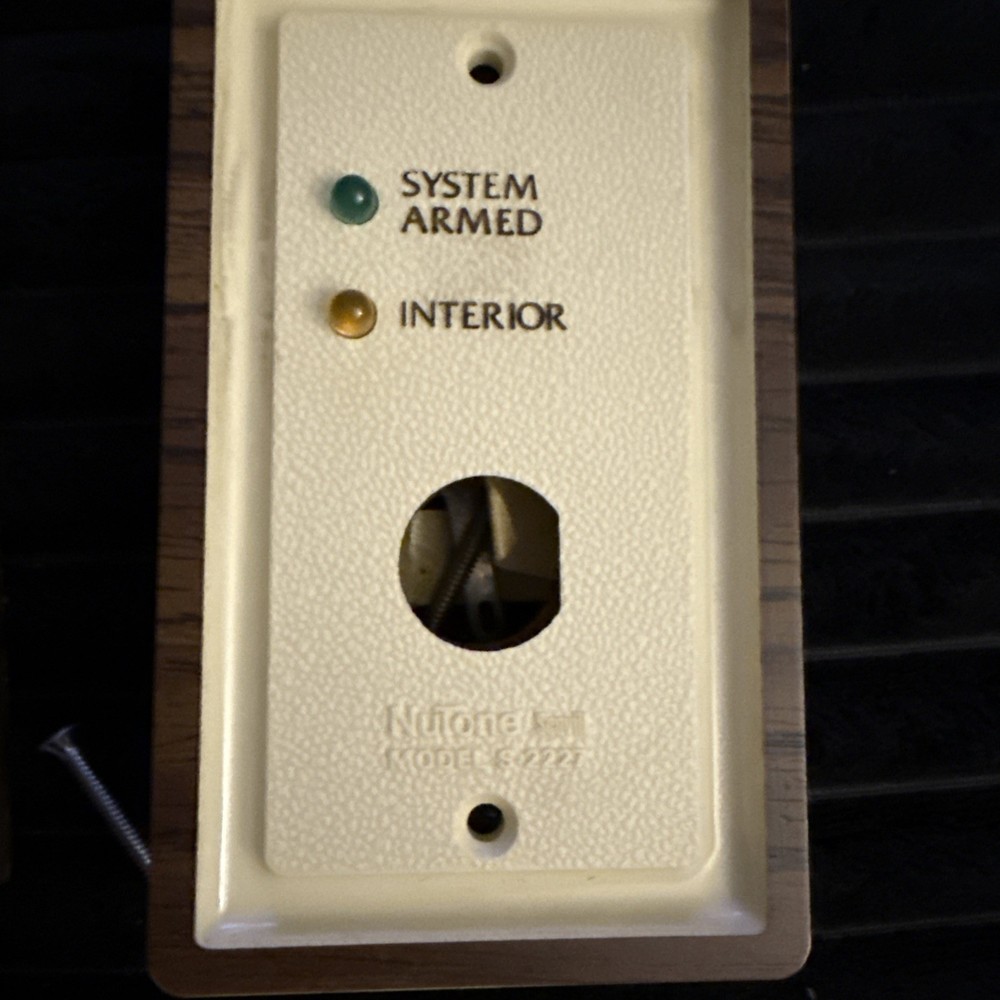 Vintage NuTone ISB-64 Surface Mounted Door Intercom Speaker And S-226 Key Switch