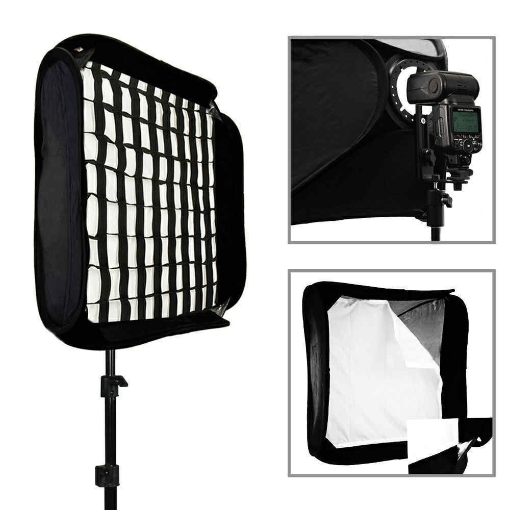 Bundle: Boom Stand + Softbox + CFL Bulb + Continuous Light Kit for Studio.