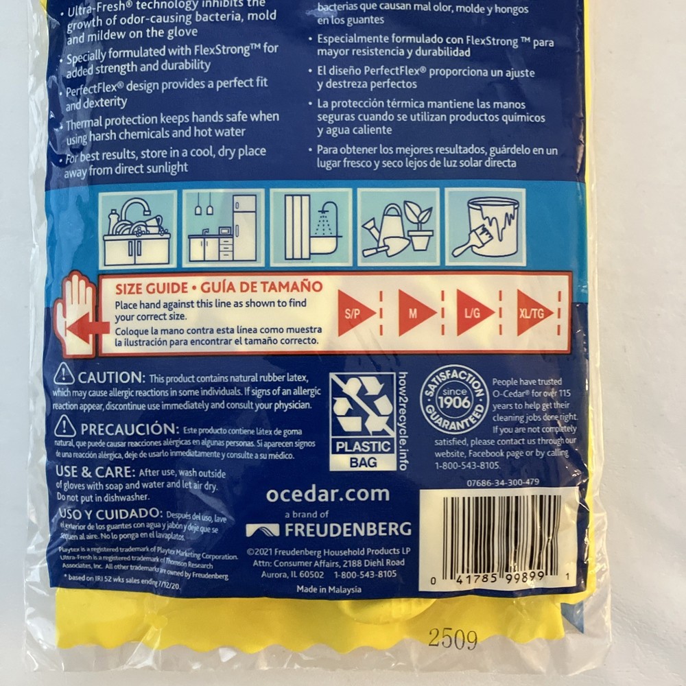 Playtex HandSaver Gloves: XL