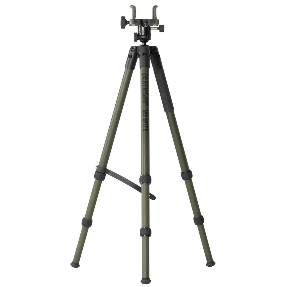 Versatile DeathGrip Aluminum Tripod with Quick-Release and Adjustable Height