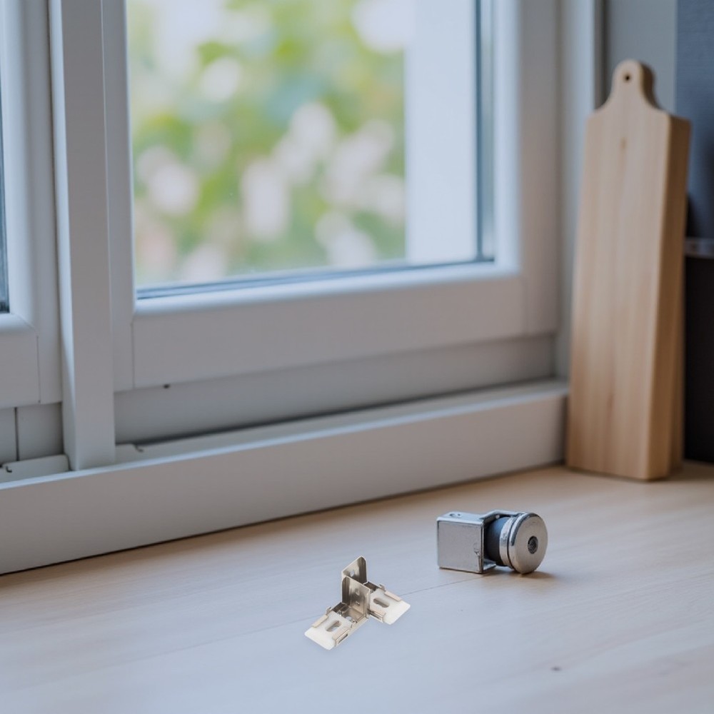 Door Blinds Bottom Bracket Brackets Replacement Curtain Installation