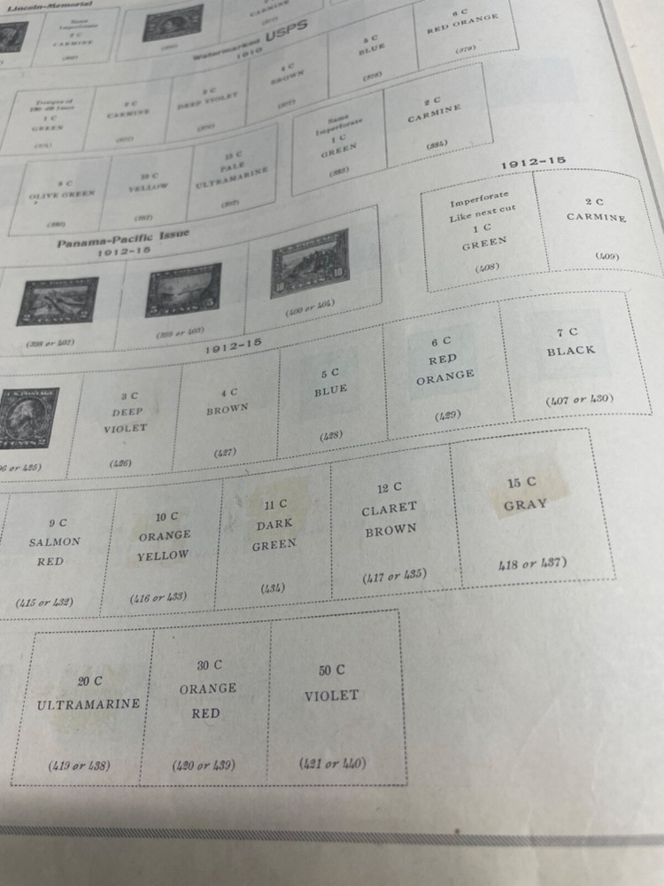 Scott International Postage Stamp Album Junior Edition 870 Stamps Vintage 1939