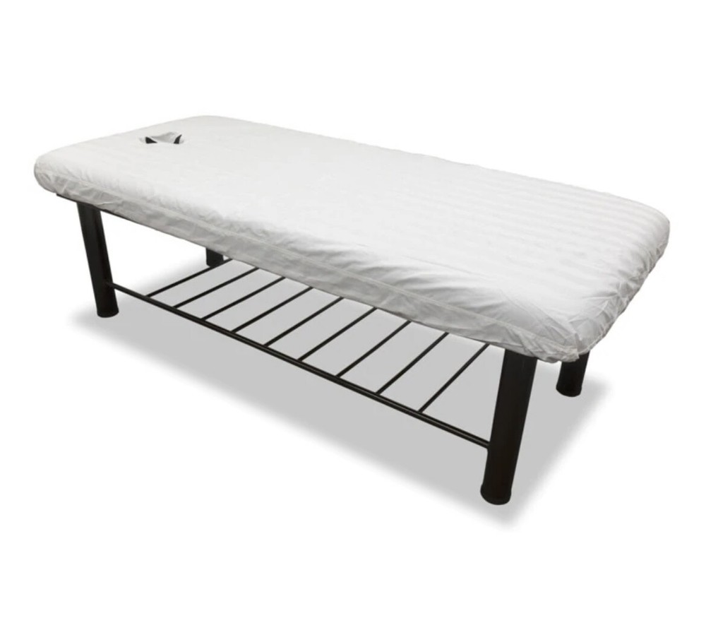 Fitted Massage Table Cover Sheet With Face Hole 1 pc