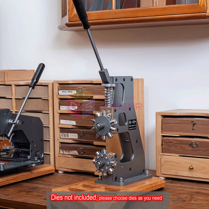 Multi Mold Button Press Machine Rivet Eyelet Snaps Hardware Installation Punch