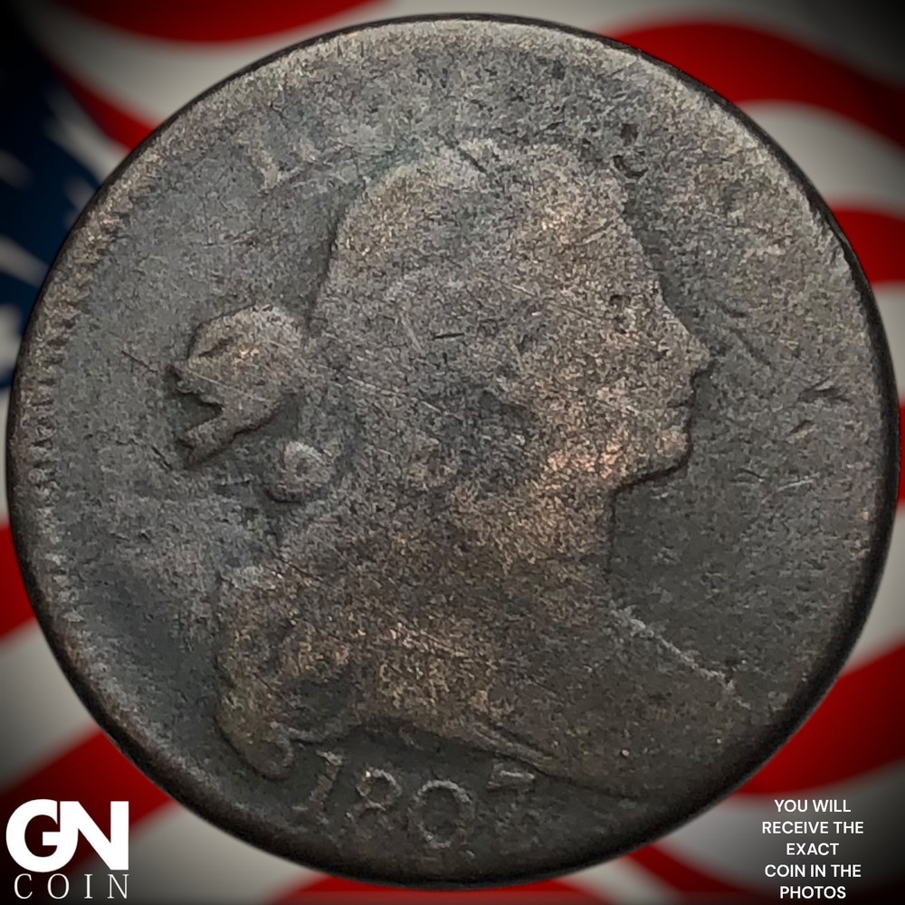 1807/6 Draped Bust Large Cent Z0761