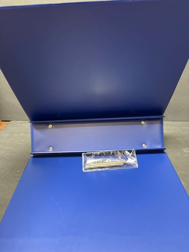 H.E. Harris US Liberty 2 Post stamp album collection 3" binder only Unused