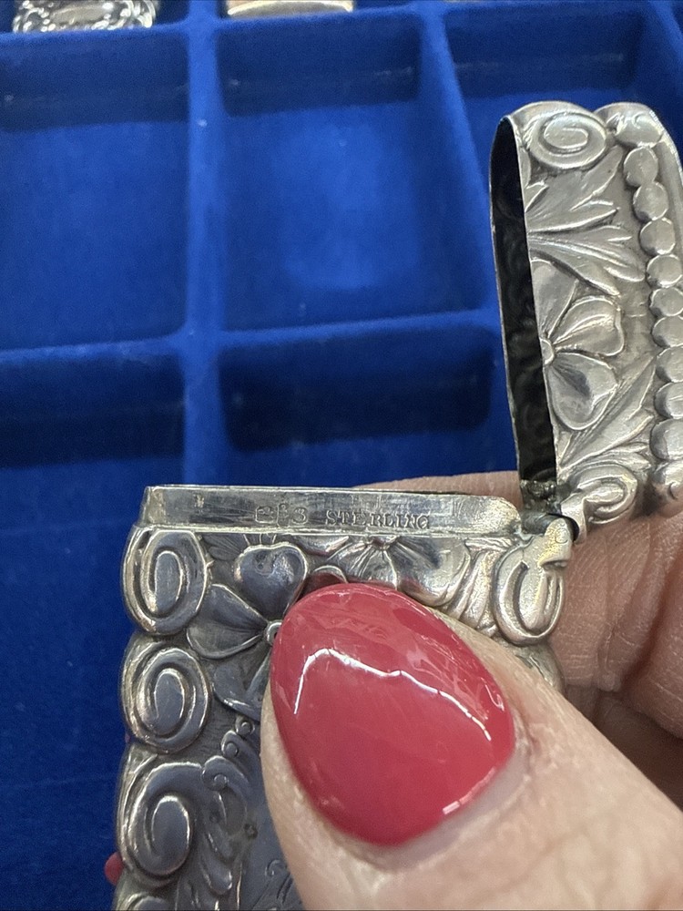 Antique Sterling Silver match safe