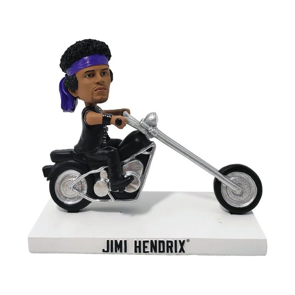 Jimi Hendrix On Motorcyle Bobblehead