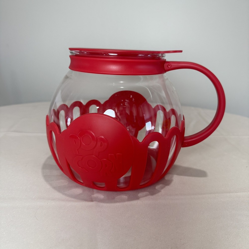 Ecolution Micro-Pop 3 Quart Microwave Popcorn Popper-Red