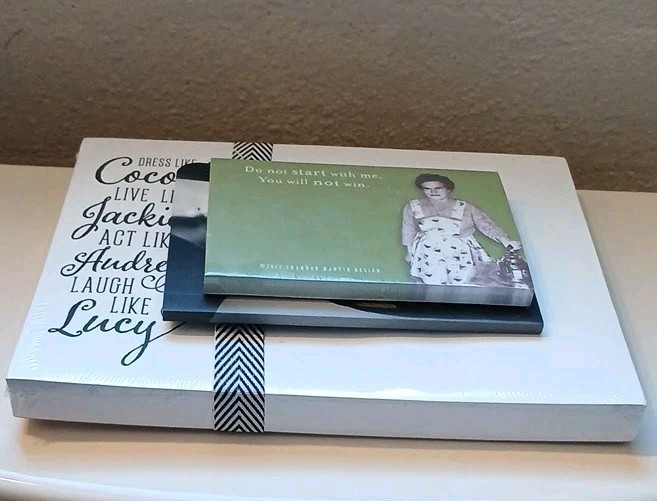 Sassy Sarcastic Funny Classy Notepad Notebook Sticky Notes Gift Set Stationary