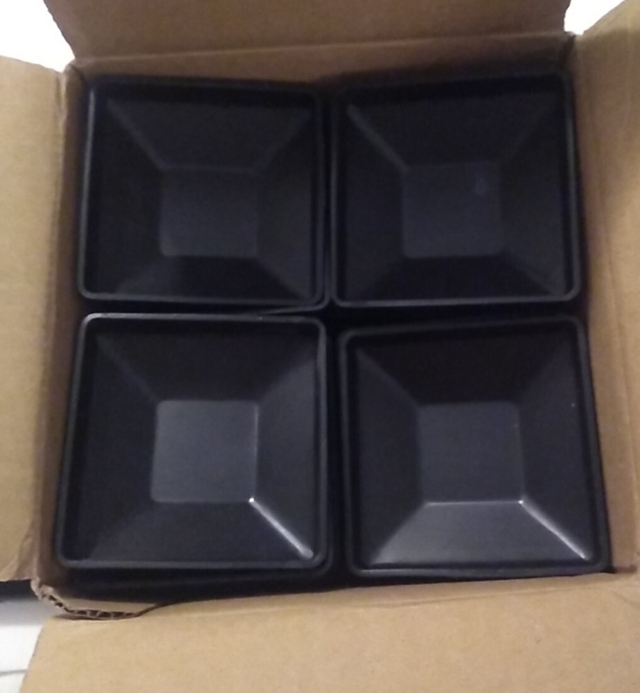 Deck, Fence Railing 4x4 Cover Caps Durable Plastic Set Includes 24 Black