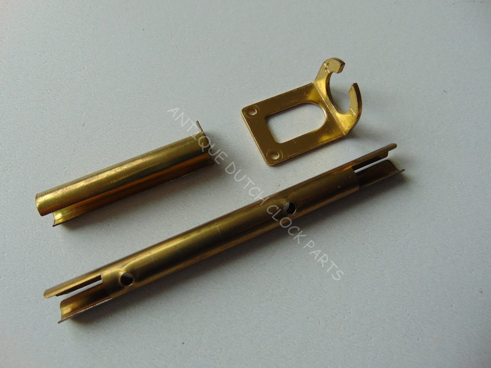 ORIGINAL BRASS SUSPENSION SPRING GUARD FOR GERMAN SIEGFRIED HALLER CLOCKWORK