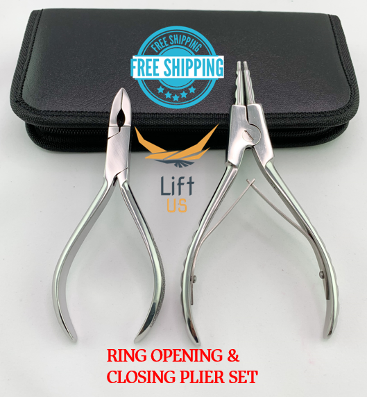 Ring Opening Pliers Ring Closing Pliers Captive Bead Insert Ball Capture Closure