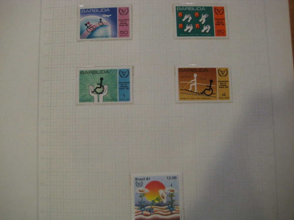 Disabled Year 1981 Collection - WDWPhilatelic (D7C) 4/26