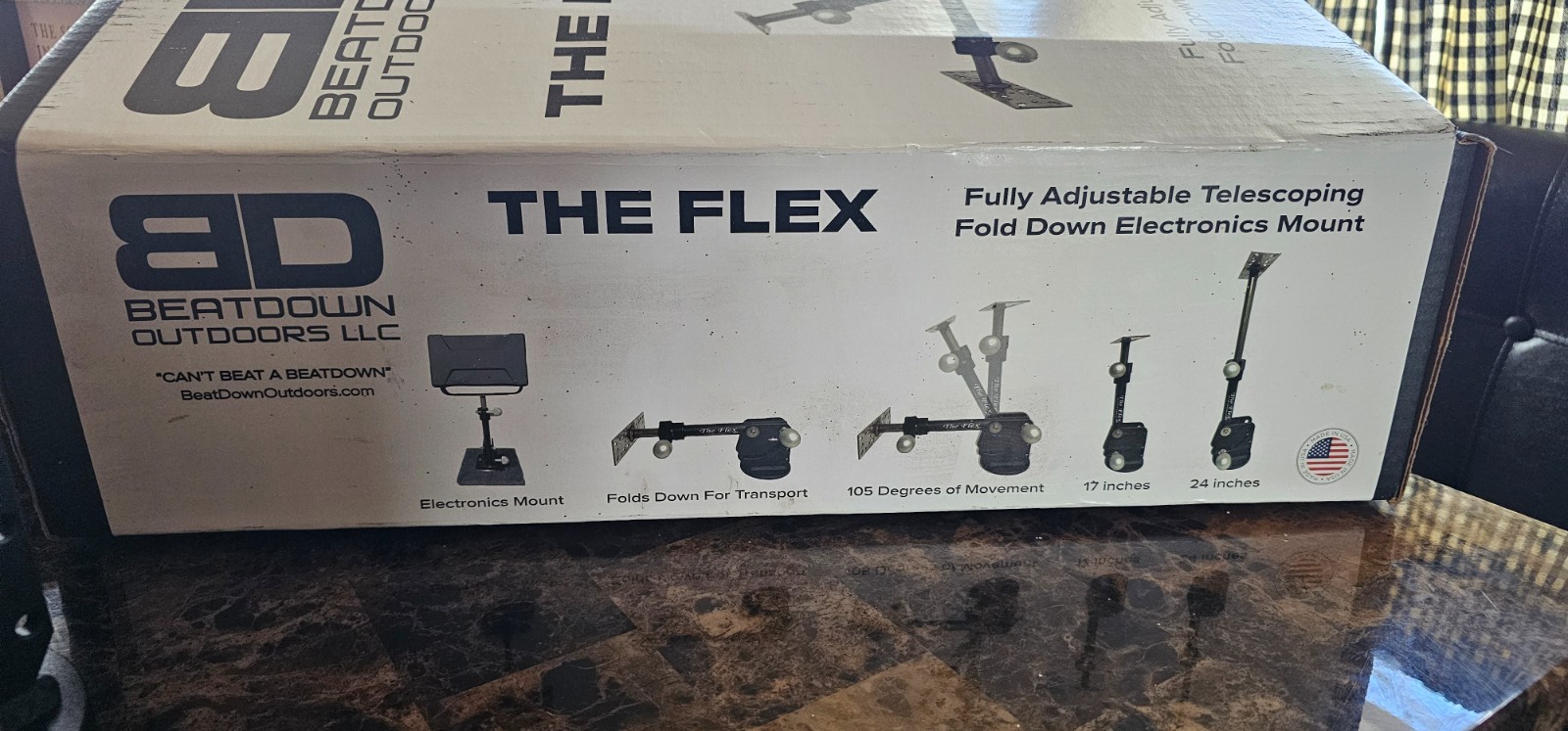 BeatDown Outdoors The Flex Sonar Fold-Down Mount