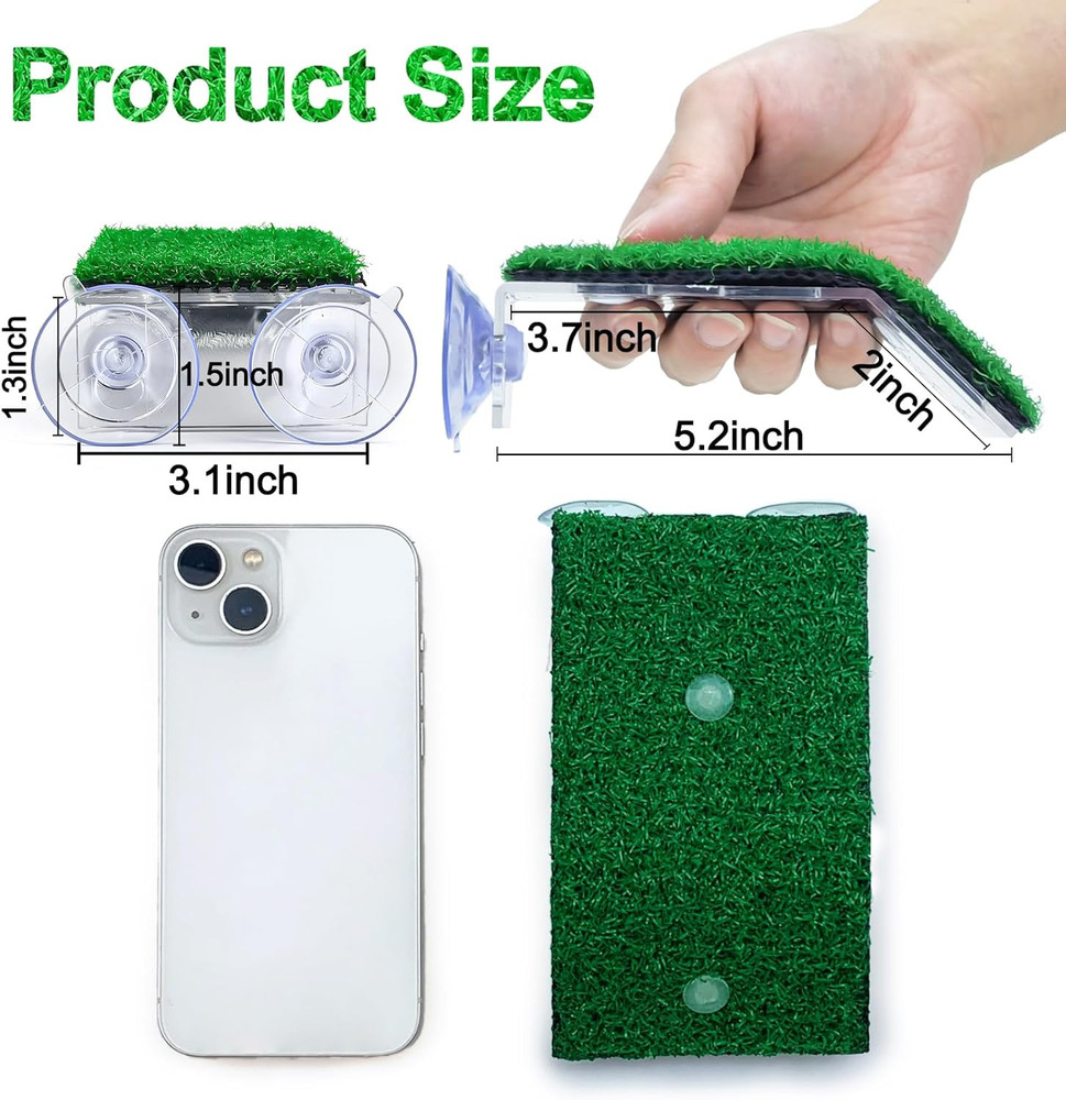 Small Turtle Basking Platform Simulation Grass Turtle Ramp, Turtle Resting Ba...