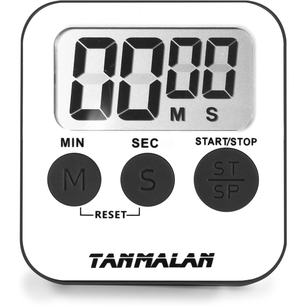 Kitchen Timer with Loud Alarm Large Display Big Button Count Down Up for Cooking