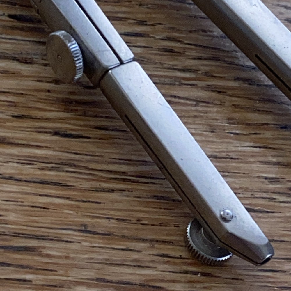 Rotring rapid adjustment compass vintage