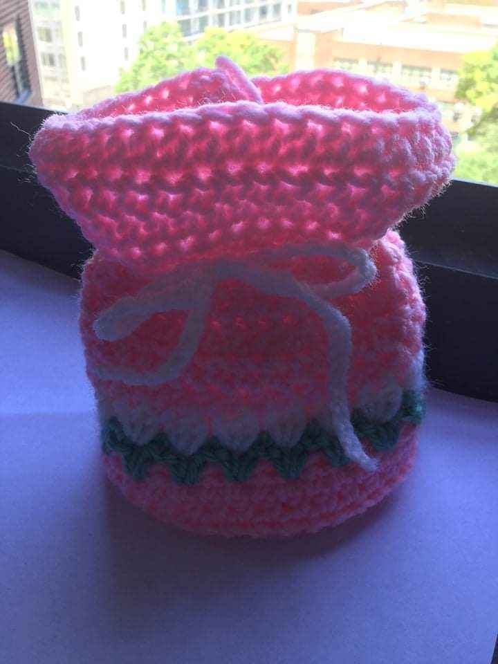 Crochet Tulip Pouch bundle! *FREE SHIPPING*