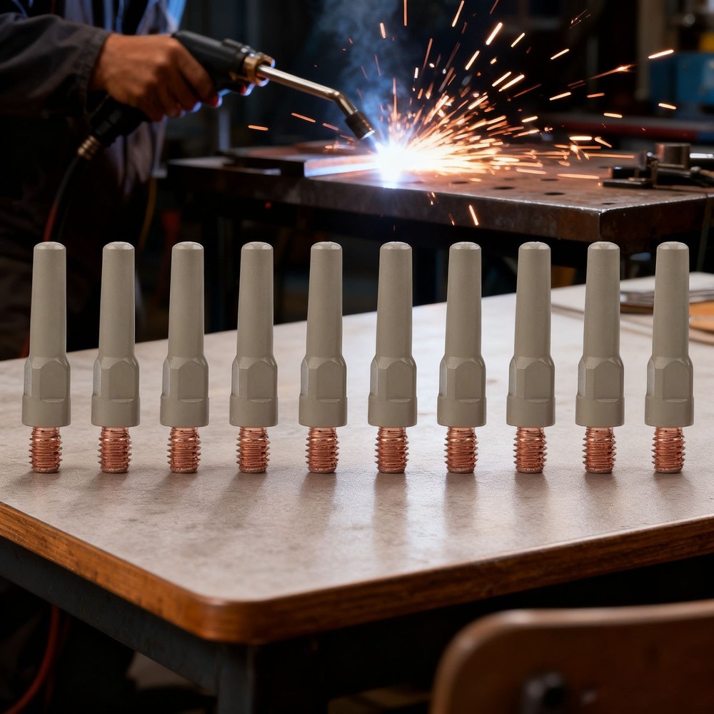 Essential Toolset Ten Non Sticky Coating Welding Tips for 15AK For MIG