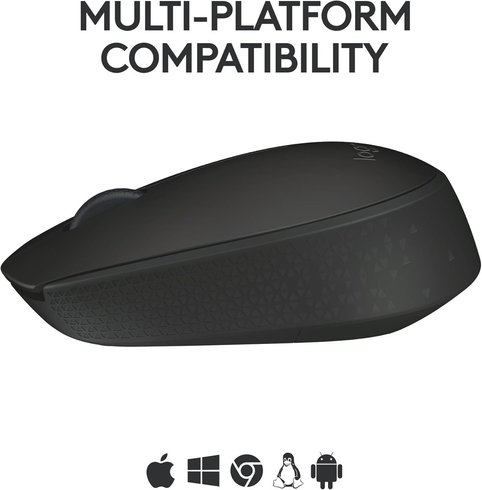 Logitech M170 - Lightweight Wireless Mouse with 33ft Range & 800 DPI Sensitivity