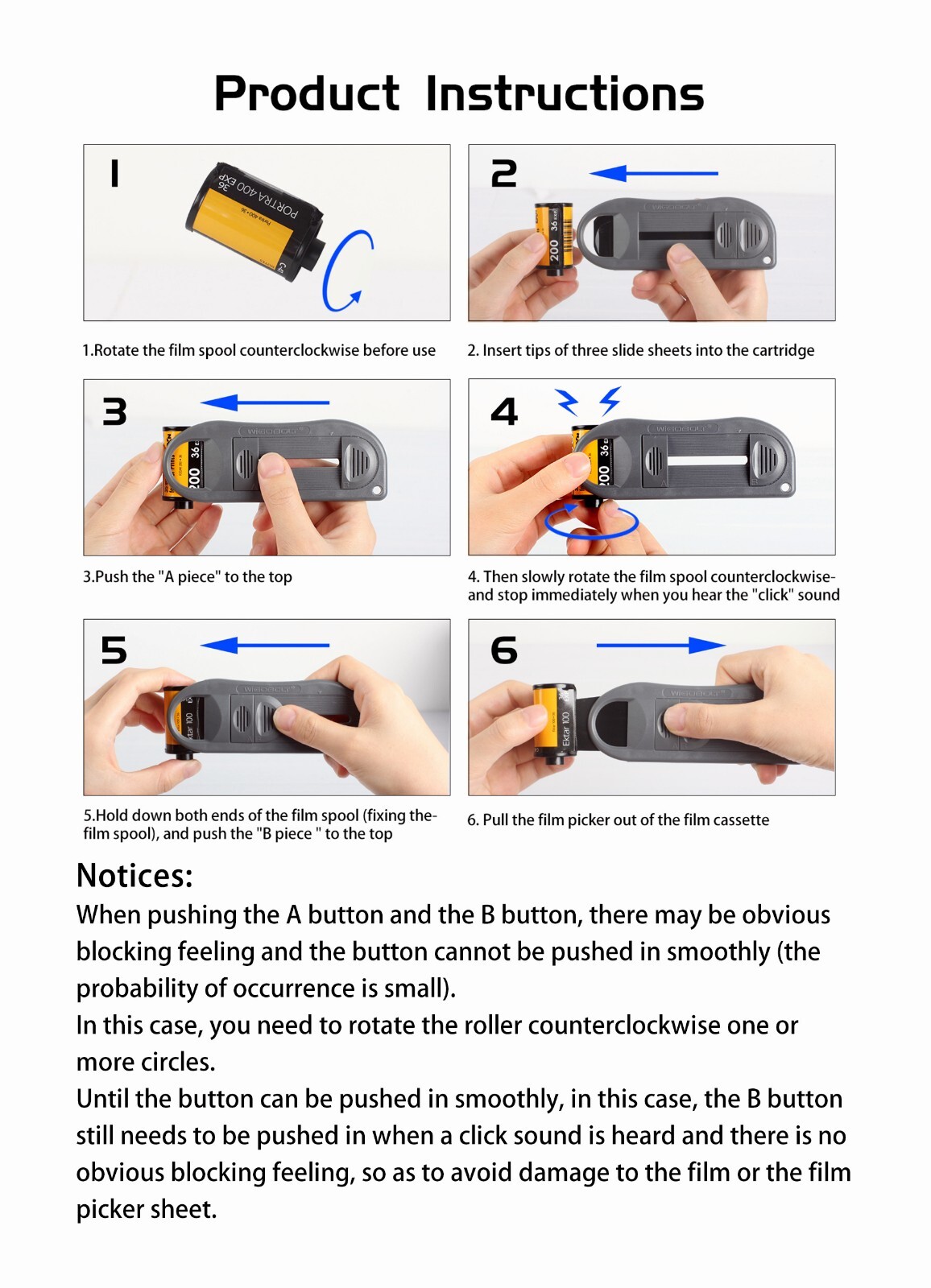 35mm Film Picker 135 Roll Film Extractor Film Lead Retriever Roll Film Tools