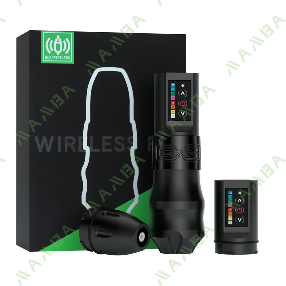 EXO Wireless Tattoo Machine Kit Powerful Coreless Motor Rechargeable Battery Kit