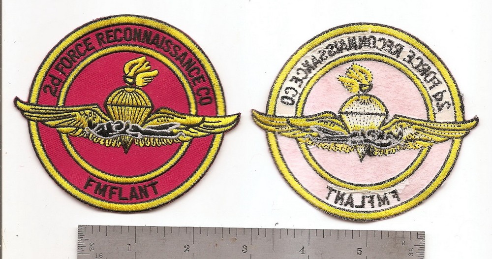 #185  USMC 2ND FORCE RECOND COMPANY PATCH